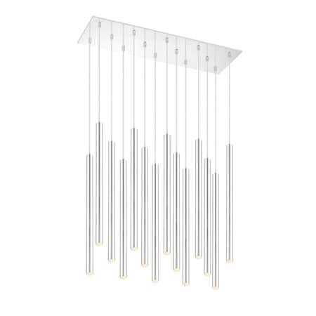 Z-Lite Forest 14 Light Island/Billiard, Chrome & Chrome 917MP24-CH-LED-14LCH